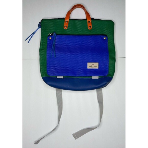 Daniel Chong The Worker Backpack Colorblock Sustainable Trendy Travel Bag Fun - Picture 1 of 13